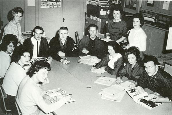 1963 Green and gold staff 